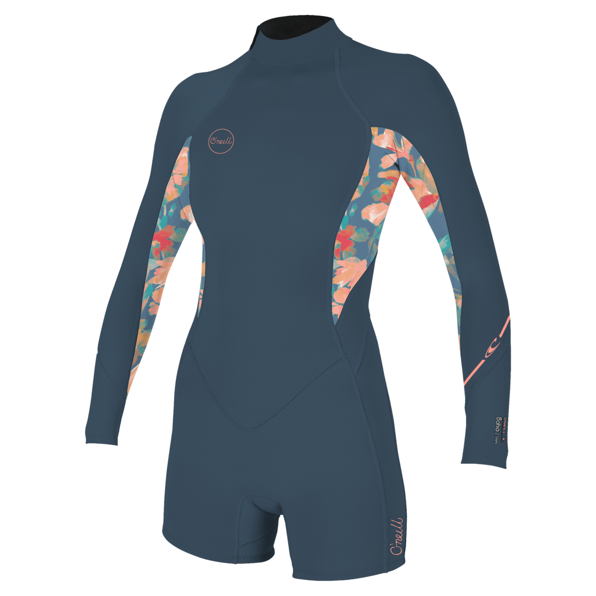 O'Neill Wetsuits - O'Neill Women's Bahia 2/1mm Back Zip Long Sleeve Spring Wetsuit - The Kitesurf Centre