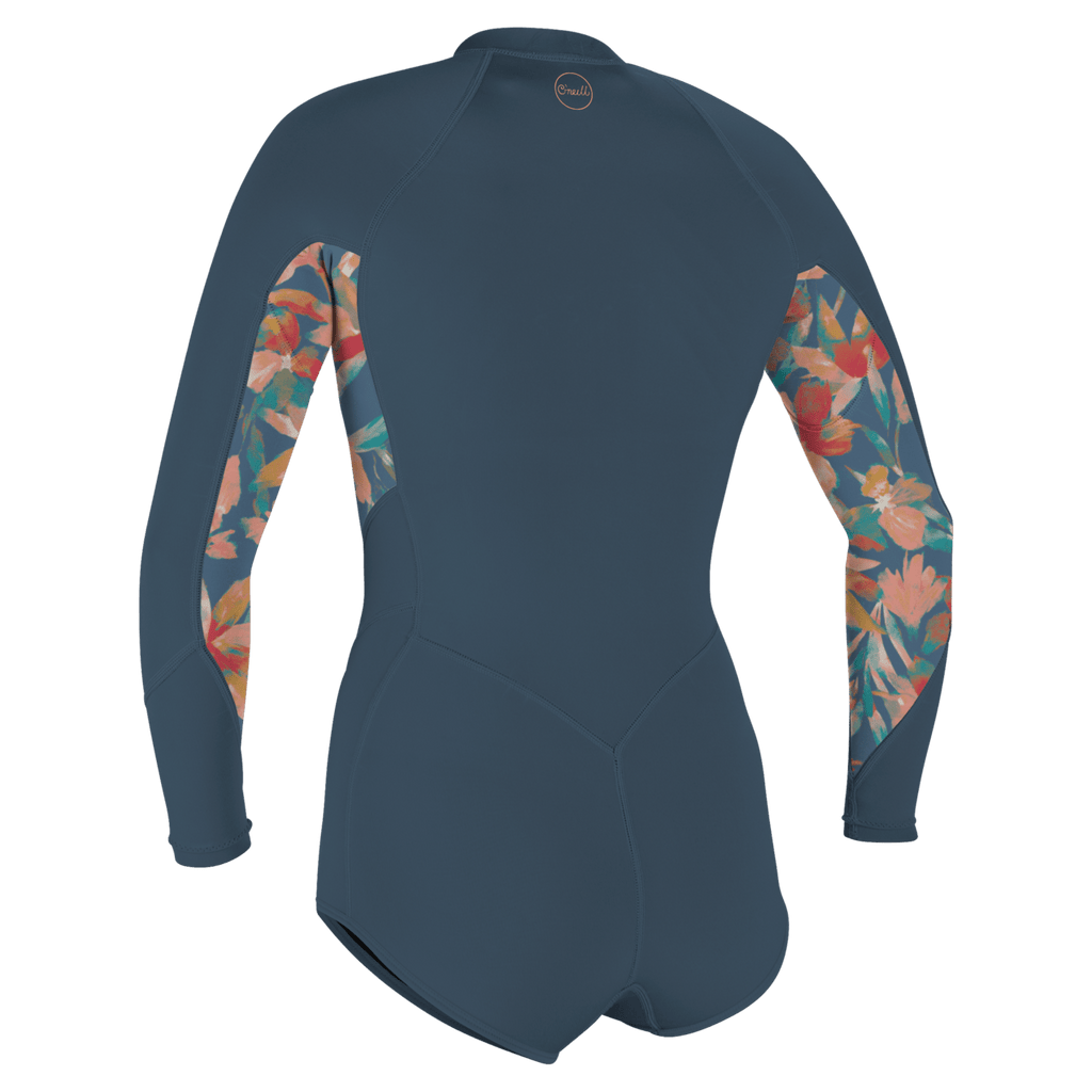 O'Neill Wetsuits - O'Neill Women's Bahia 2/1mm Front Zip Long Sleeve Short Spring Wetsuit - The Kitesurf Centre
