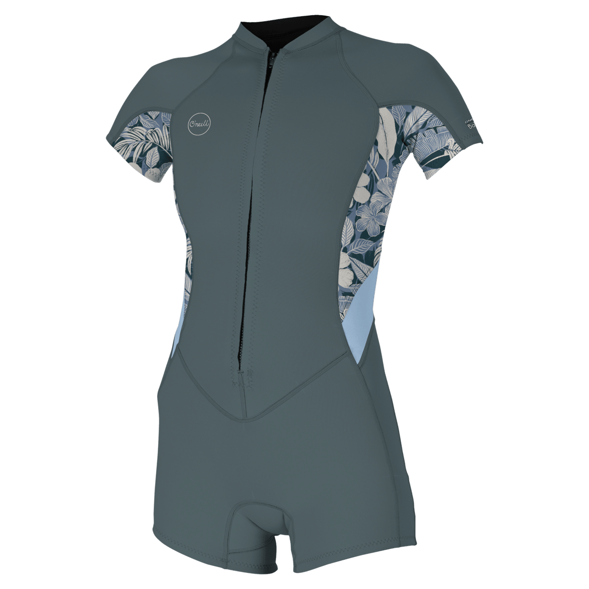 O'Neill Wetsuits - O'Neill Women's Bahia 2/1mm Front Zip Short Sleeve Spring Wetsuit - The Kitesurf Centre