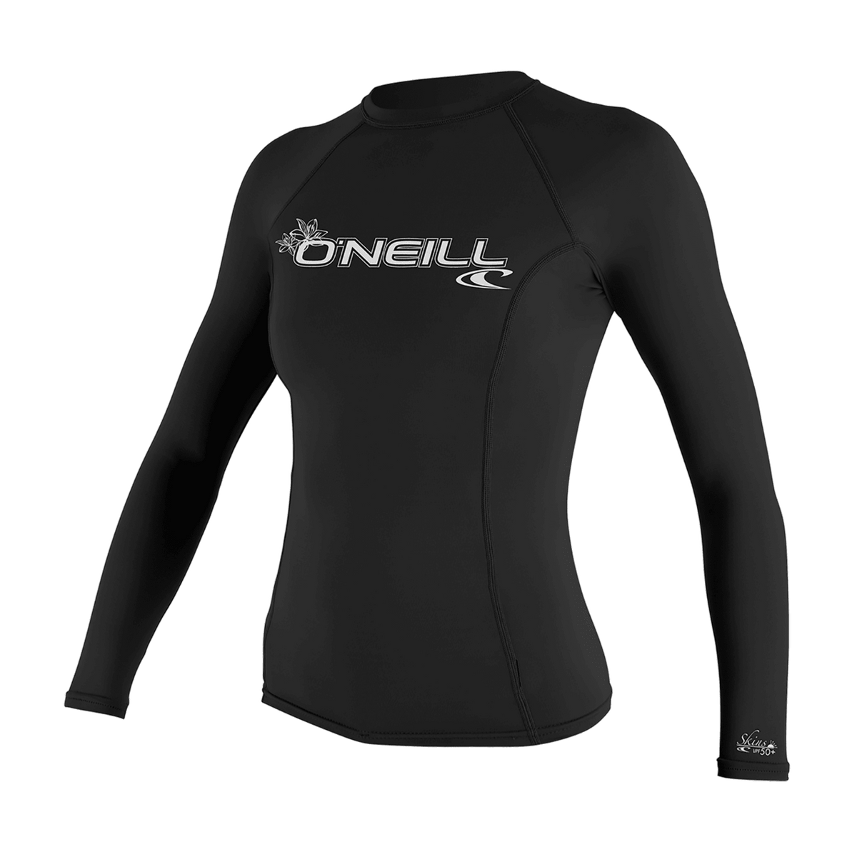 O'Neill Wetsuits - O'Neill Women's Basic Skins Long Sleeve Rash Guard (Model 3549) - The Kitesurf Centre
