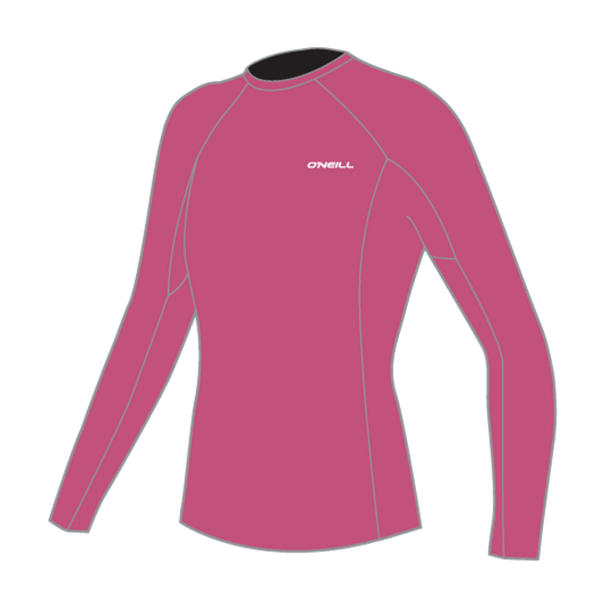 O'Neill Wetsuits - O'Neill Women's Basic Skins Long Sleeve Rash Guard (Model 5718) - The Kitesurf Centre