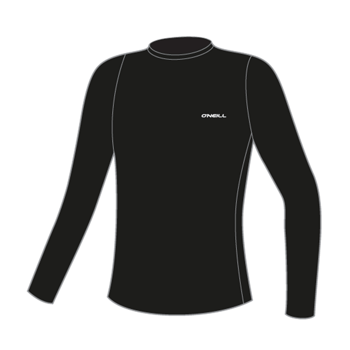O'Neill Wetsuits - O'Neill Women's Basic Skins Long Sleeve Sun Shirt (Model 5720) - The Kitesurf Centre