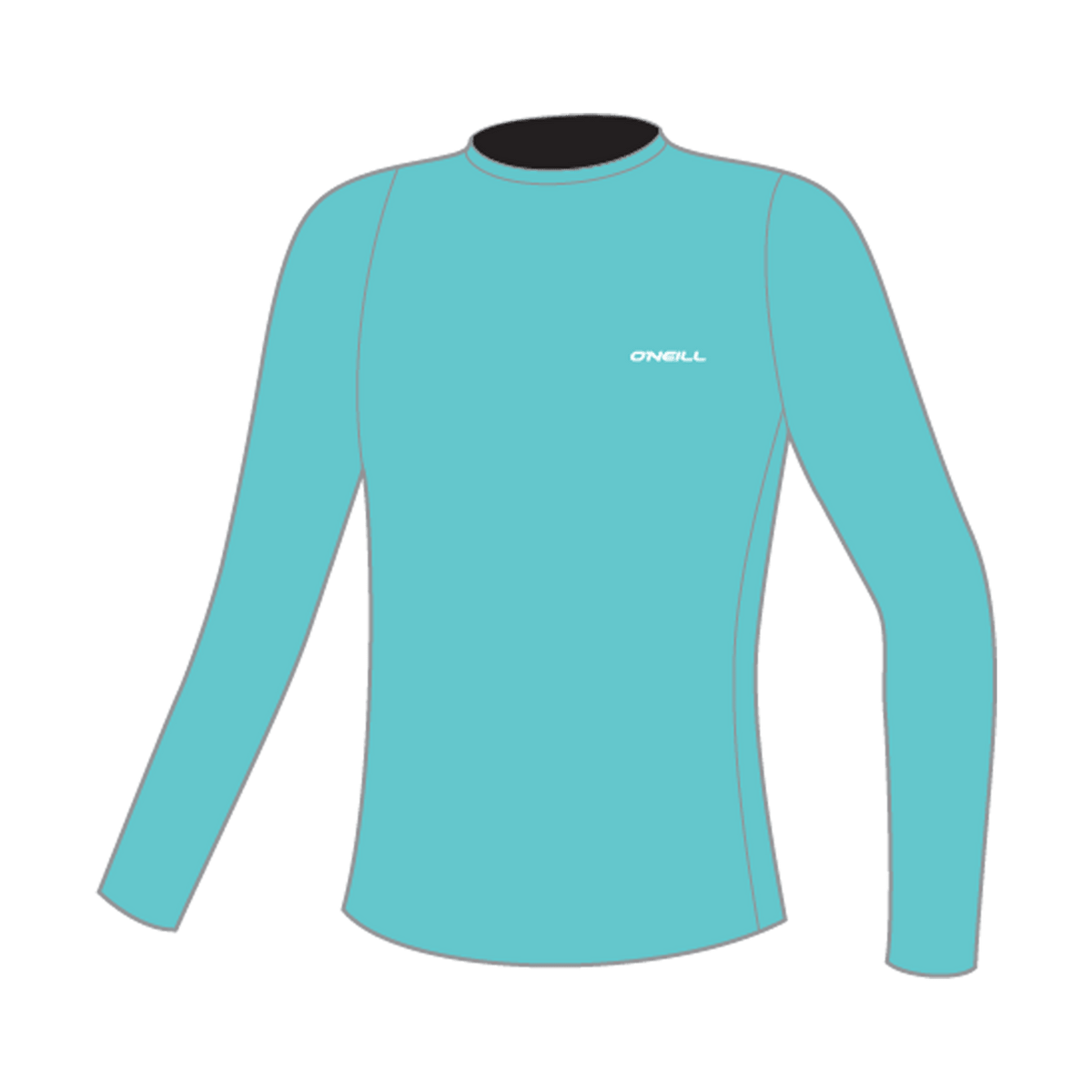 O'Neill Wetsuits - O'Neill Women's Basic Skins Long Sleeve Sun Shirt (Model 5720) - The Kitesurf Centre
