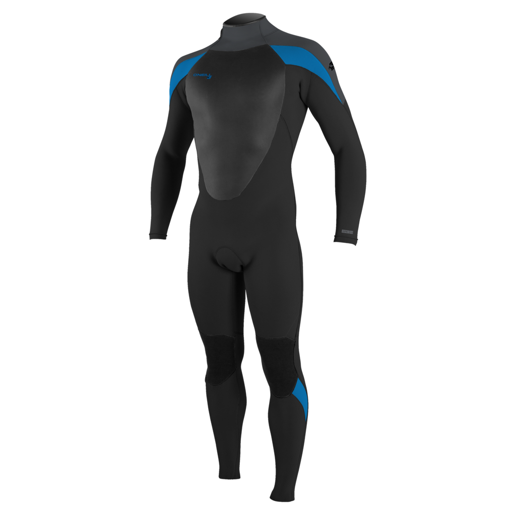 O'Neill Epic 5/4mm Back Zip Men's Wetsuit — Black/Graphite/Baliblu (P91) — front