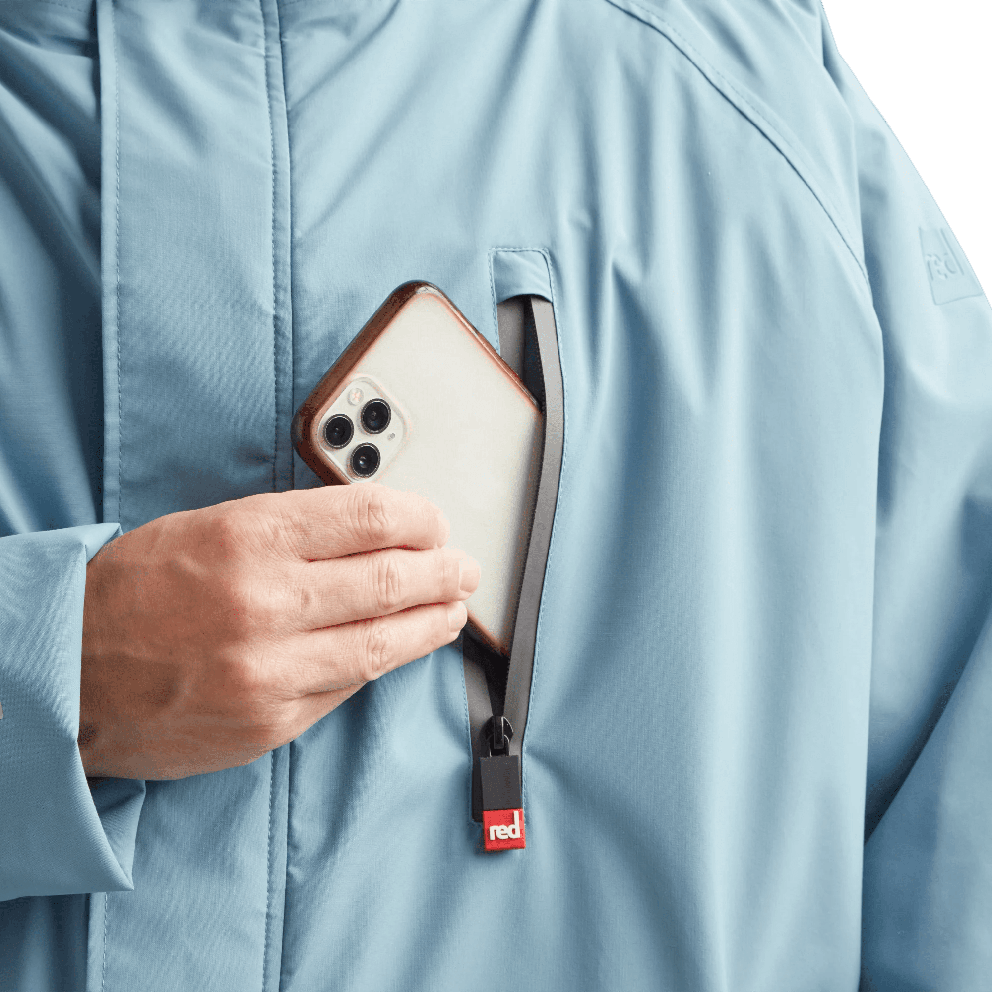 Red - Red Paddle Co Pro Change Robe Alpine Blue - The Kitesurf Centre