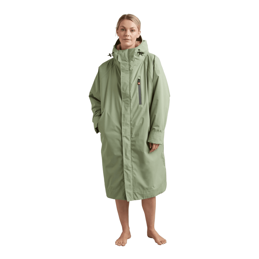 Red - Red Paddle Co Pro Change Robe Sage Green - The Kitesurf Centre