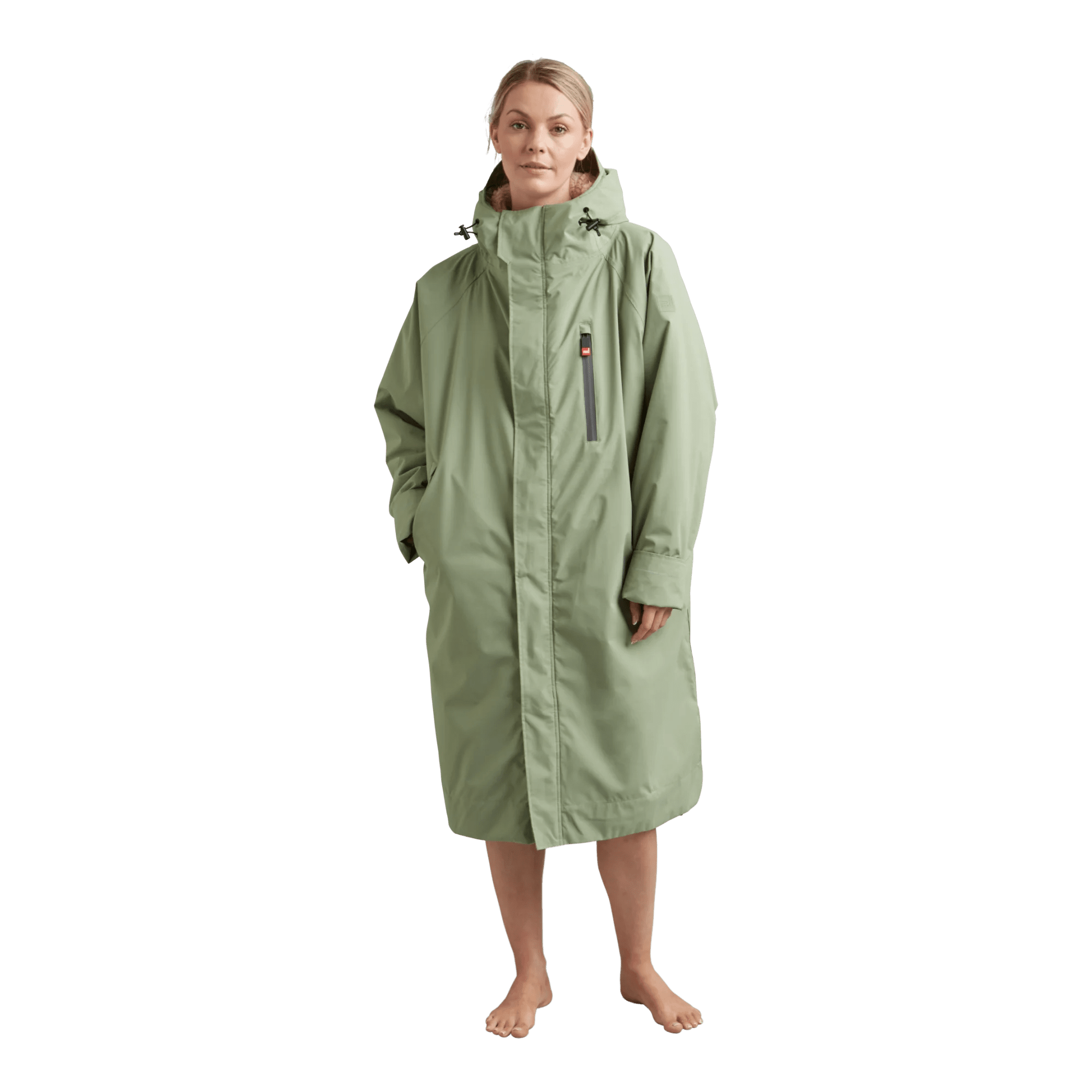 Red - Red Paddle Co Pro Change Robe Sage Green - The Kitesurf Centre