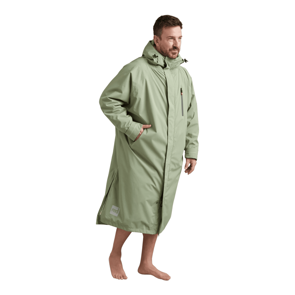 Red - Red Paddle Co Pro Change Robe Sage Green - The Kitesurf Centre