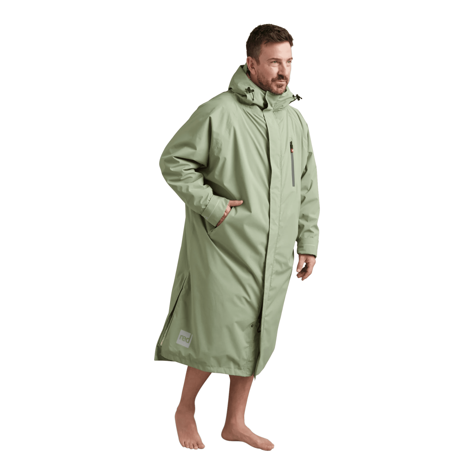 Red - Red Paddle Co Pro Change Robe Sage Green - The Kitesurf Centre