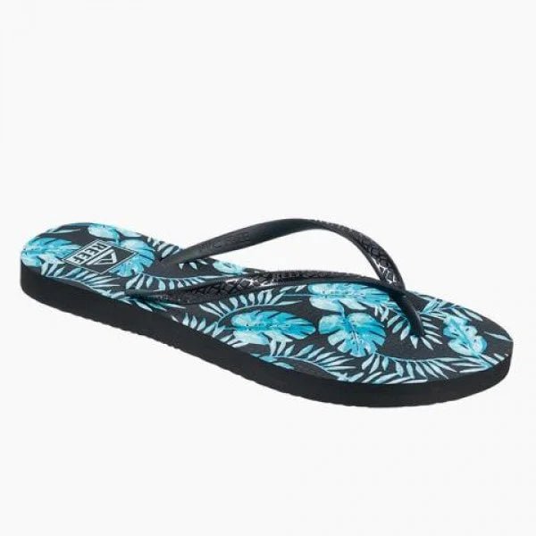 Reef Seaside Mint Leaves Flip Flops