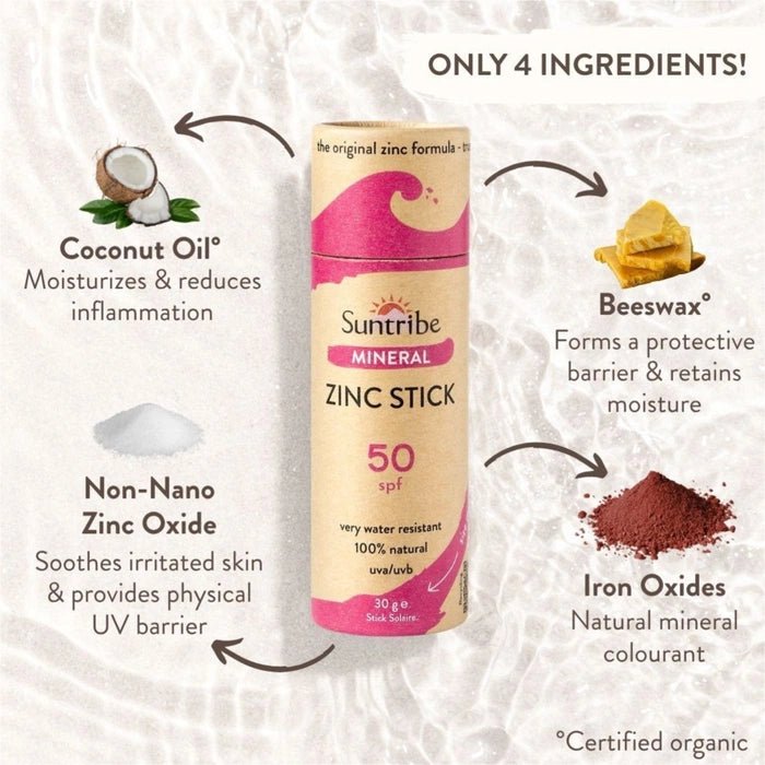 Suntribe - Suntribe Mineral Zink Stick 50 SPF - The Kitesurf Centre