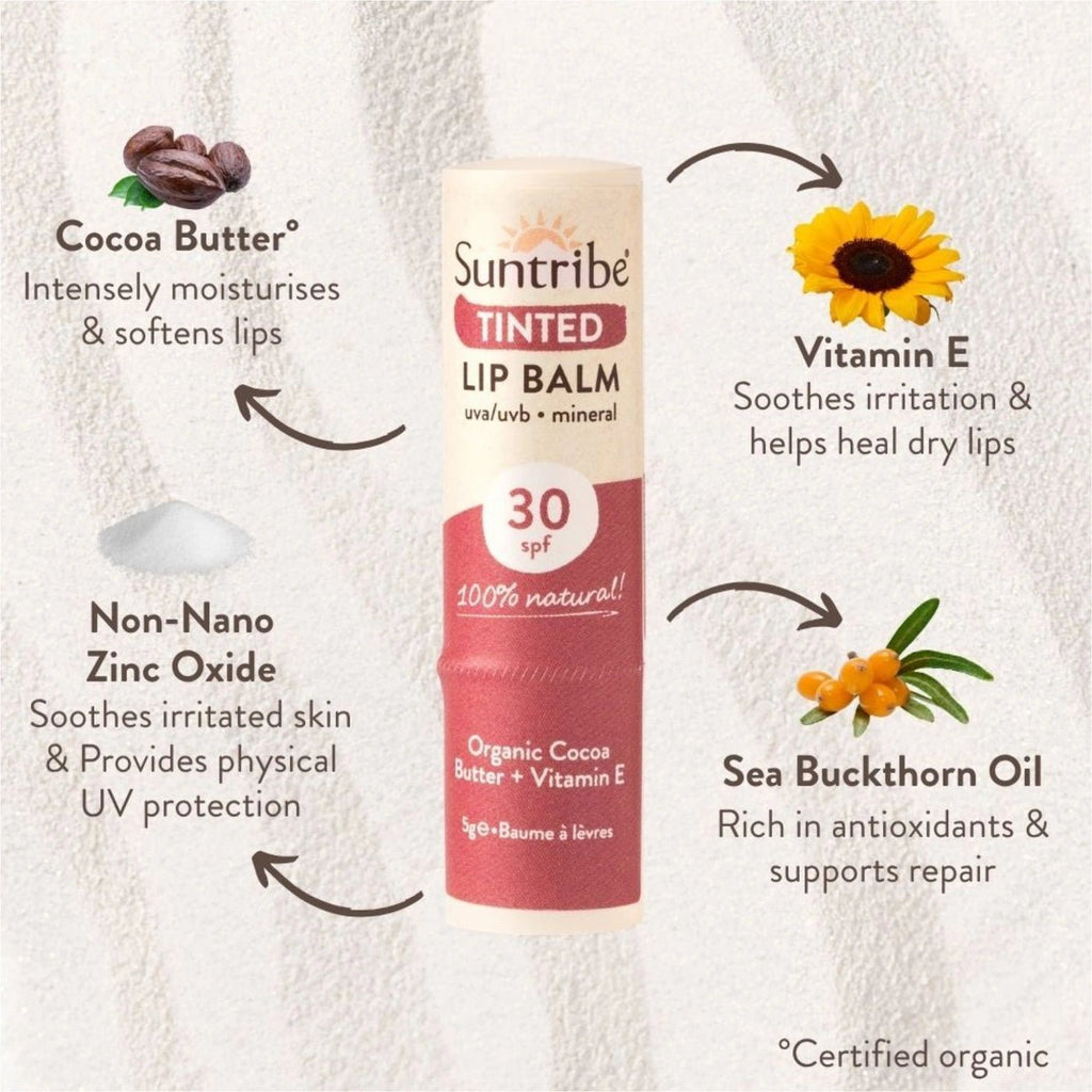 Suntribe - Suntribe Tinted Lip Balm 30 SPF - The Kitesurf Centre
