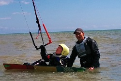 Private kitesurfing lesson Private kitesurfing lesson