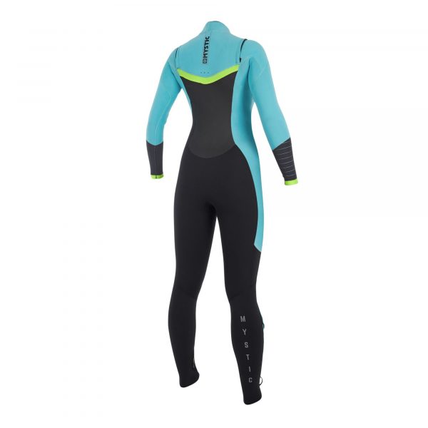 2019 Mystic Dutchess 5/4 Womens FrontZip Wetsuit - Mint - Image 2