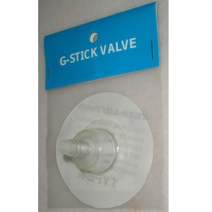 Kitesurf kite self adhesive one pump valve