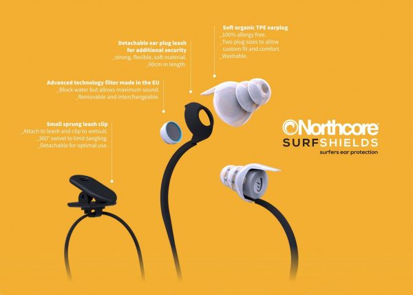 Northcore Surfshields Ear Plugs - Image 3