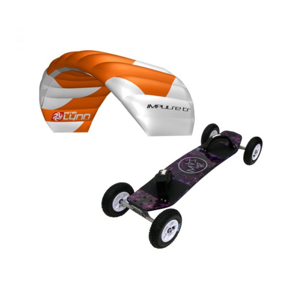 Peter Lynn Impulse kite & MBS Colt 90 landboard package