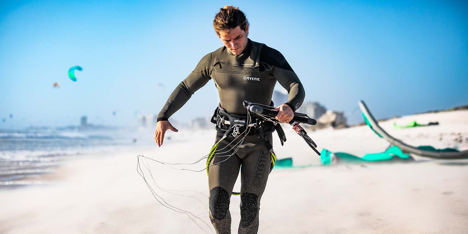 Monarch Boodschapper geweer 2019 Mystic Majestic Mens 3/2 FrontZip Wetsuit - The Kitesurf Centre