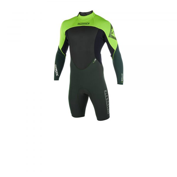 2019 Mystic Brand 3/2 back-zip longarm shorty men wetsuit