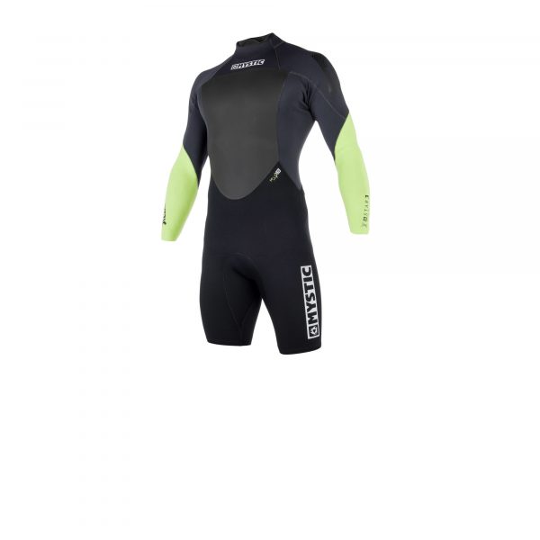 2019 Mystic Star Mens 3/2 long arm back-zip shorty Wetsuit