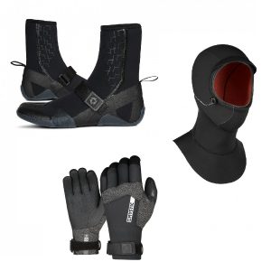 Mystic Marshall Neoprene Accessories package - Boots, Gloves & Hood