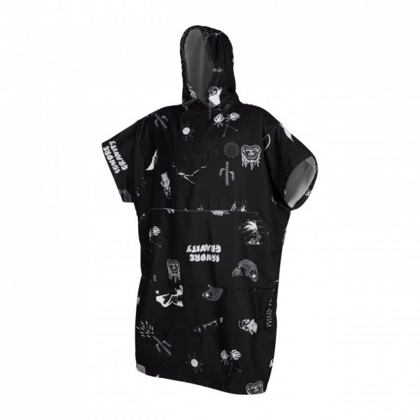 Mystic Allover Poncho 2020- Black