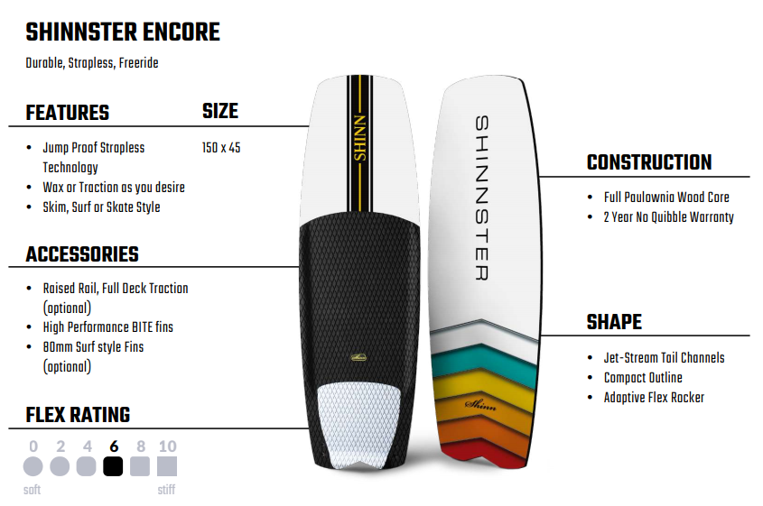 Shinnster Encore 2020 Spec