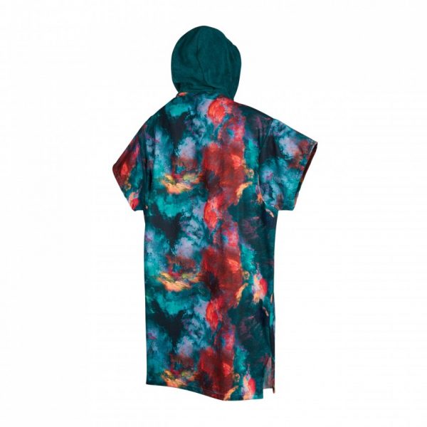 Mystic poncho allover 2020 Teal allover back