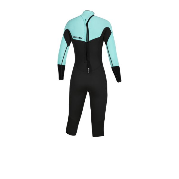 Mystic Brand Womens 3/2 Longarm Shortleg BackZip Wetsuit 2020 - Image 3