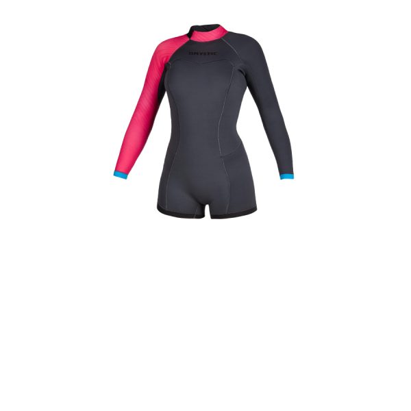 Mystic Diva Womens 2/2 Longarm Shorty BackZip Wetsuit 2020 - Image 4
