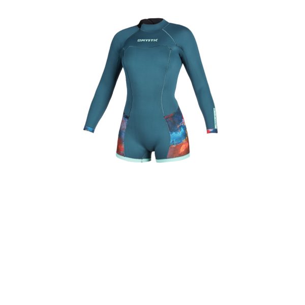 Mystic Diva Womens 2/2 Longarm Shorty BackZip Wetsuit 2020