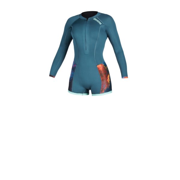 Mystic Diva Womens 2/2 Longarm Shorty FrontZip Wetsuit 2020 - Image 4