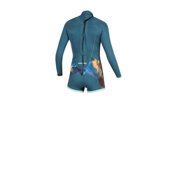 Mystic Diva Womens 2/2 Longarm Shorty BackZip Wetsuit 2020 - Image 3