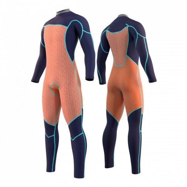 Majestic 4/3mm Frontzip wetsuit 2022 inside