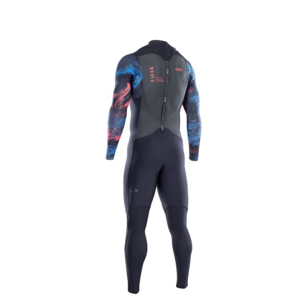 ION Seek AMP Mens 5/4 BackZip Wetsuit 2021 - Image 4