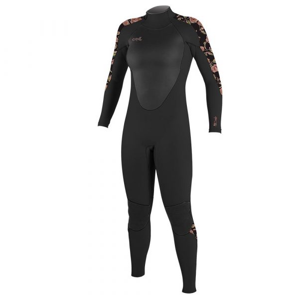 2021 O'neill 5/4mm Epic Wetsuit Womens Flowers