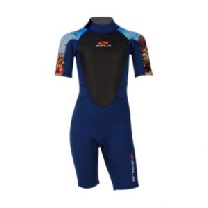 Sola Kids/Junior 3/2 BackZip Shorty Wetsuit