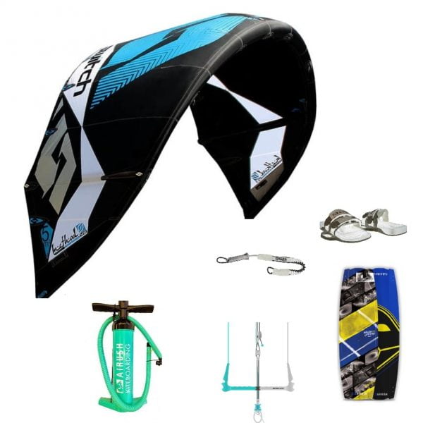 9m Switch Method Kite Package - Board + Bar & lines + Pump + Leash