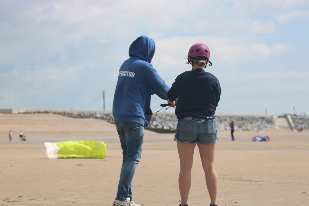 session one kitesurfing lesson