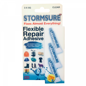 Stormsure Wetsuit Repair Glue - Clear 3 Tubes