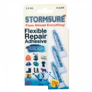 Stormsure Wetsuit Repair Glue - Clear 3 Tubes