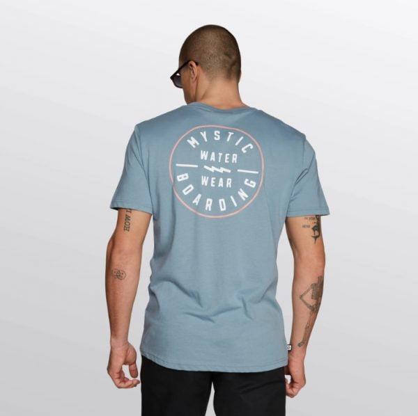 Mystic - Boarding Tee - Grey Blue - 2022 - Image 2