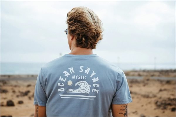 Mystic - Moonwash Tee - Grey Blue - 2022 - Image 3