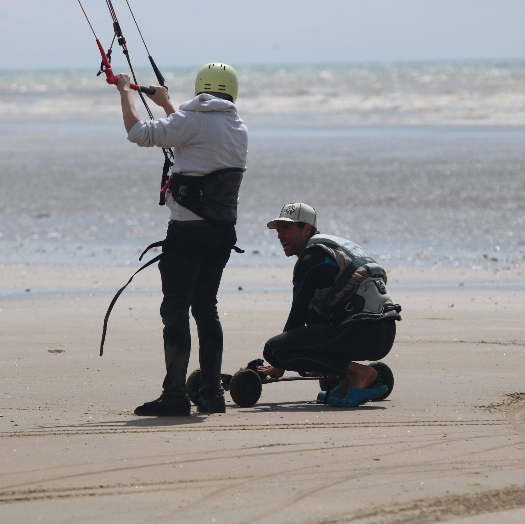 kite landboard lesson