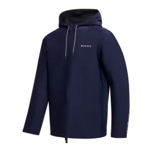 mystic haze neoprene hoody front navy