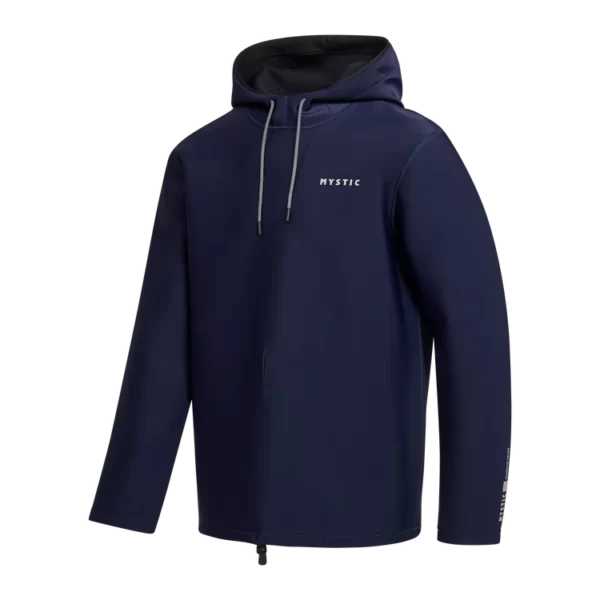 mystic haze neoprene hoody front navy