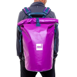 RED Waterproof Roll Top Dry Bag Backpack 60L Purple